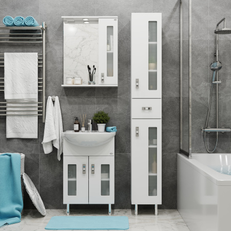 Зеркало-шкаф Onika Кристалл 205818 58х16х71 подвесной