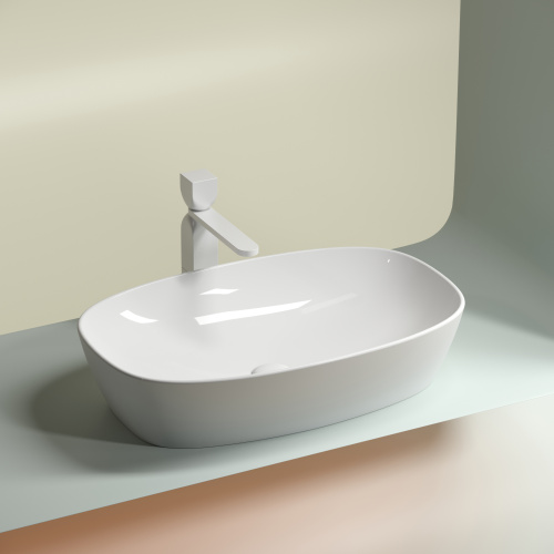 Раковина Ceramica Nova ELEMENT 60 см CN6049 накладная цвет белый - фото 4