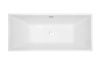 Ванна акриловая Abber AB9224-1.6 160х80 отдельностоящая прямоугольная с каркасом