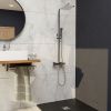 Душевая стойка RGW Shower Panels 21140122-01 настенная цвет хром с термостатом