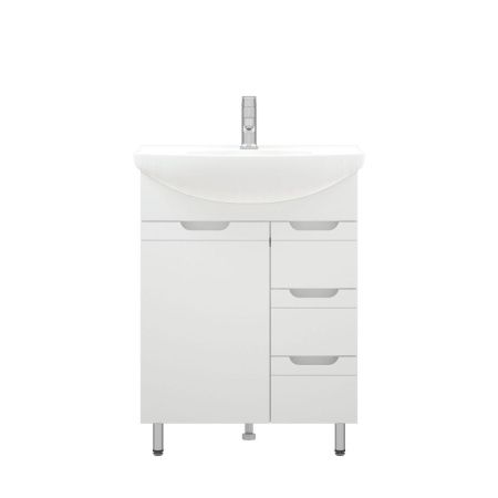 Тумба под раковину Corozo Лея SD-00001509 60х30 напольная цвет белый