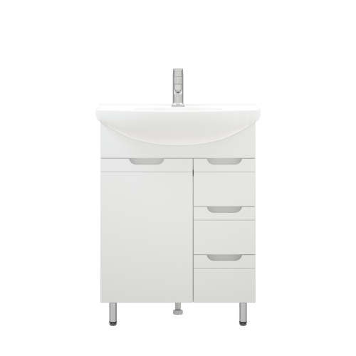 Тумба под раковину Corozo Лея SD-00001509 62х32х83 цвет белый - фото 5