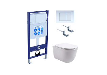 Сет унитаз + инсталляция Aquatek SET AQUATEK КЛАССИК-009 4в1 Сет унитаз + инсталляция Aquatek SET AQUATEK КЛАССИК-009 4в1