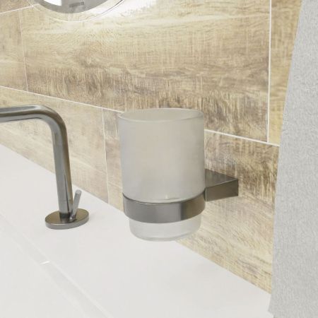 Стакан для зубных щеток Fixsen Trend graphite FX-98006