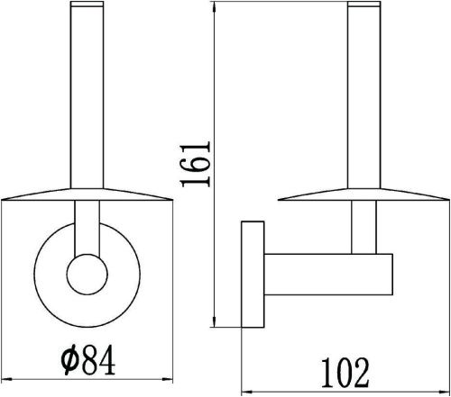 Бумагодержатель Savol S-008752-1 - фото 2