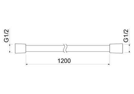 Душевой шланг Aquatek AQ2104BG золото