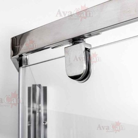 Душевой уголок AvaCan PC100 100х100 стекло прозрачное профиль хром без поддона