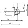Комплект смесителей Bossini CUBE Z00008.030+Z00007 хром