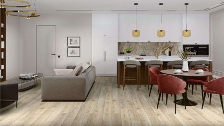 SPC ламинат Damy Floor FAMILY 9531-2A Дуб Кавказский толщина 0.4 см 43 класс 1220х180