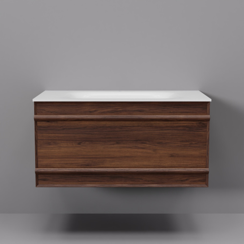 Тумба с раковиной ArtDecco Bridget (Бриджит) ABR08W22S100 80x45x40 подвесная цвет черный орех - фото 5