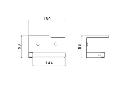 Бумагодержатель Aquatek ЛИБРА AQ4929CR