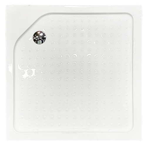 Душевой уголок Royal Bath HP RB90HP-C-CH 90х90 стекло рифленое профиль хром глянцевый - фото 4