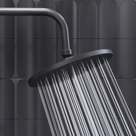 Душевая стойка Damixa Jupiter 977780300 настенная цвет черный