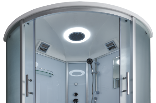 Душевой бокс Timo Standart T-6635SF 130х130 асимметричная с крышей - фото 5