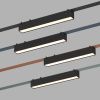 Трековый однофазный светильник Denkirs Belty linear (Белты линеар) DK5674-BK