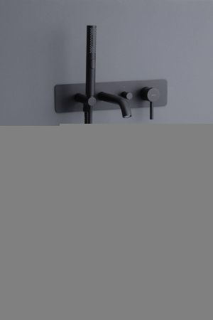 Смеситель для ванны с душем Allen Brau Priority 5.31006-31 встраиваемый в стену черный