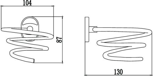 Держатель для фена Savol S-007056 - фото 2