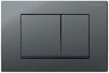 Клавиша смыва механическая CHARUS Minimalista FP.310.GRP.01 цвет графит