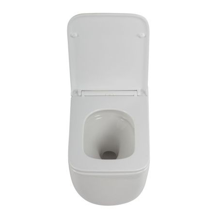 Унитаз подвесной BelBagno LUCE BB076CH-TOR/SC белый с сиденьем микролифт безободковый смыв торнадо