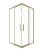 Душевой уголок Timo T38 90х90 стекло прозрачное профиль золото без поддона