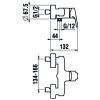 Смеситель для душа Laufen Citypro 3.3195.7.004.400.1 настенный хром