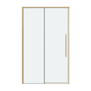 Душевая дверь Grossman Galaxy 100.K33.01.130.32.00 130х195 стекло прозрачное профиль золото глянцевое