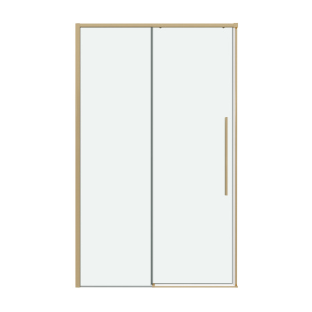 Душевая дверь Grossman Galaxy 100.K33.01.140.32.00 140х195 стекло прозрачное профиль золото глянцевое