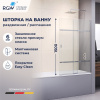 Душевая шторка на ванну RGW Screens (Скринс) 03114410-11 100х150 стекло прозрачное профиль хром ориентация универсальная