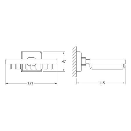 Мыльница Artwelle HAGEL 9924