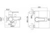 Комплект смесителей Paffoni Red 255124 хром