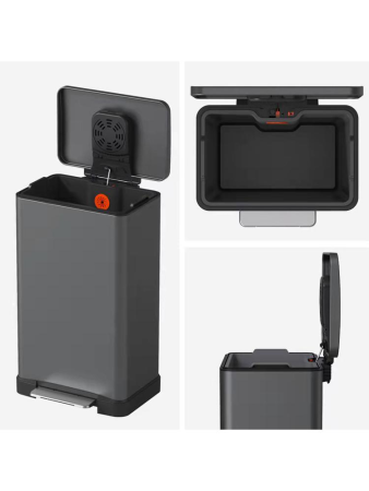 Ведро мусорное педальное WeltWasser WW LASSY TG 12L (10000006129)