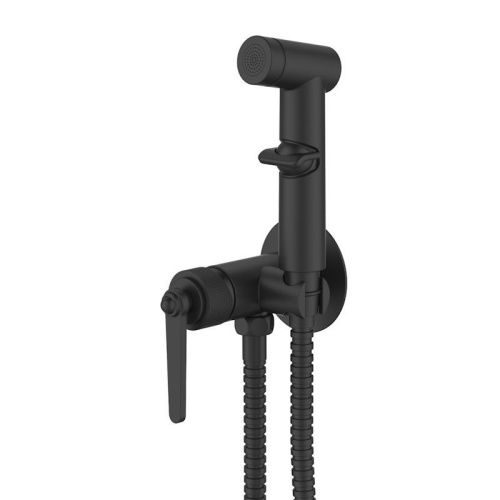 Гигиенический душ со смесителем Esko Bangkok Black BGBSMH черный - фото 2