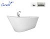 Ванна акриловая Cerutti SPA CT10864 170х75 отдельностоящая овальная с ножками