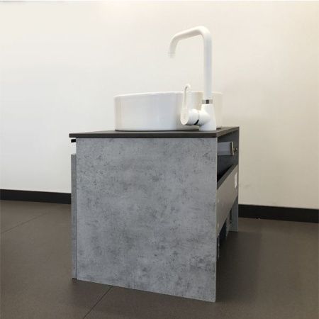 Тумба с раковиной Comforty Эдинбург 00-00002782CF 60х40 подвесная цвет серый