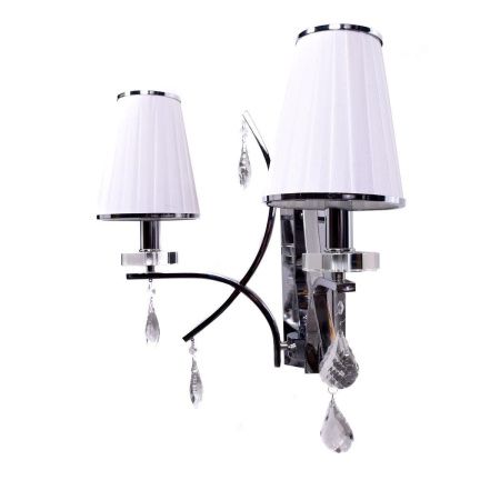 Бра Lumina Deco Glamour (Гламоур) LDW 66247-2 WT+CHR