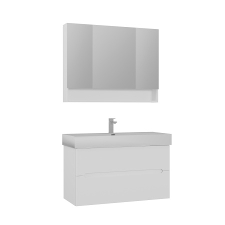 Тумба с раковиной Orka Malta 5001477 100х47х63 цвет белый матовый