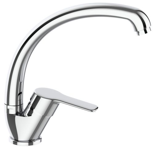 Смеситель для кухни Voda Wave WA03 на мойку хром - фото 2