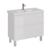 Тумба под раковину LeMark Combi LM03C100T 100х40 напольная цвет белый