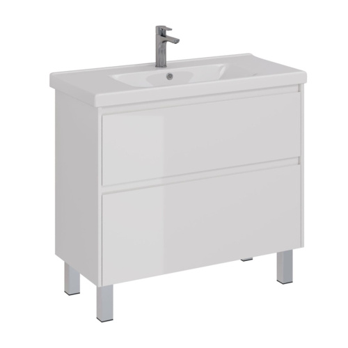 Тумба под раковину LeMark Combi LM03C100T 96х45х65 напольная/подвесная цвет белый - фото 5 Тумба под раковину LeMark Combi LM03C100T 96х45х65 напольная/подвесная цвет белый - фото 5