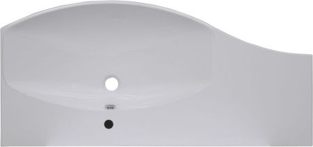 Раковина из искусственного камня Aquanet Опера НФ-00007628 110х50 полувстраиваемая цвет белый 1 отверстие под смеситель