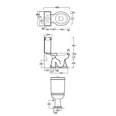 Чаша унитаза напольная Simas Londra LO921bi цвет белый без бачка без сиденья каскадный смыв