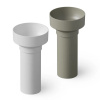 Раковина керамическая Dea Design Pedestal Basin DD2023 480 18 50х50 напольная цвет белый без отверстий под смеситель