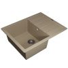Кухонная мойка Uperwood Quartz Premium UPD-03 3910202109 65х50 цвет бежевый поверхность матовая