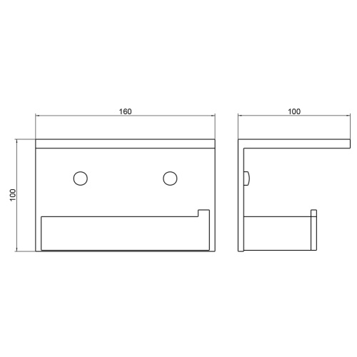 Бумагодержатель Timo Petruma 15243/00 - фото 2