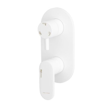 Смеситель для душа Wasserkraft Mindel 8500 8571 встраиваемый в стену белый