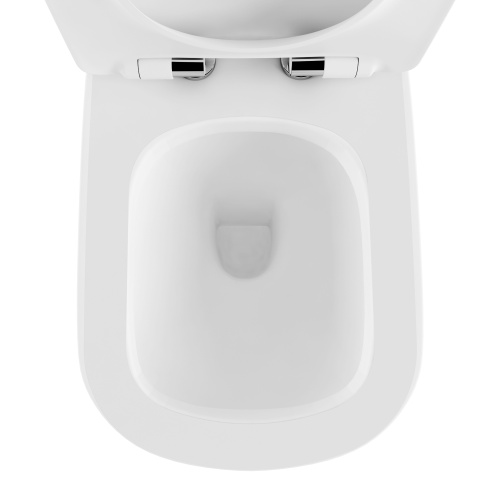 Унитаз-компакт напольный с бачком Lavinia Boho Bell pro 3301001N белый глянцевый с сиденьем микролифт каскадный смыв - фото 4