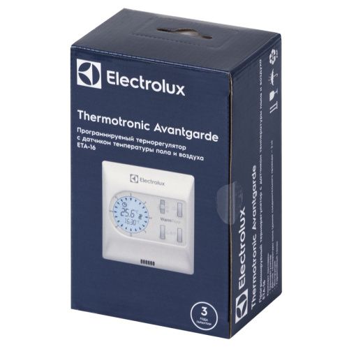 Терморегулятор для теплого пола Electrolux ETA-16 - фото 3
