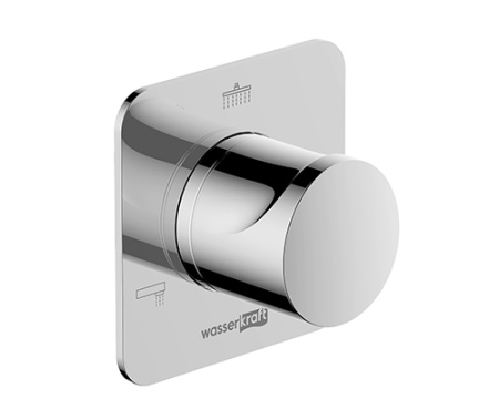 Переключатель на 3 выхода WasserKRAFT Weida 3100 A269 встраиваемый хром