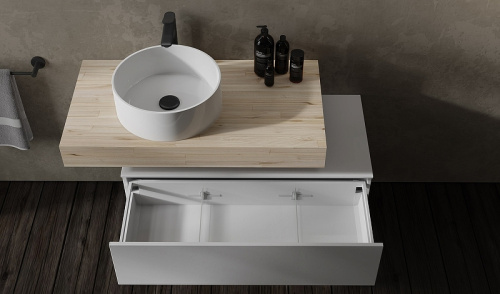 Тумба под раковину Jorno MODULARE Mdlr.01.60/P/A/JR 60х49х27 - фото 3