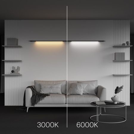 Трековый светодиодный светильник Maytoni Technical Basis (Базис) C100CL-L1000-24W3-6K-B
